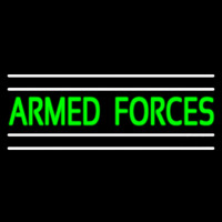 Armed Forces Neonskylt