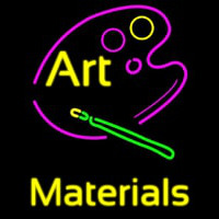 Art Materials Neonskylt