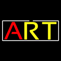 Art With White Border Neonskylt