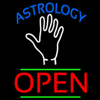 Astrology Open Neonskylt