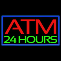 Atm 24 Hours Neonskylt