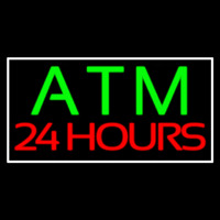 Atm 24 Hrs 2 Neonskylt