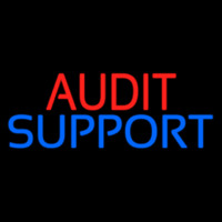 Audit Support Neonskylt