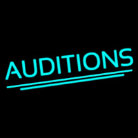 Auditions Neonskylt
