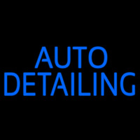 Auto Detailing Blue Neonskylt