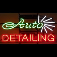 Auto Detailing Butik Neonskylt