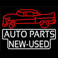 Auto Parts New Used Car Logo Neonskylt