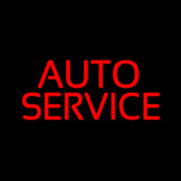 Auto Service Neonskylt