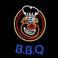 BBQ Pig  Neonskylt