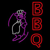 BBQ Pig Neonskylt