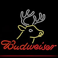 BUDWEISER BUSCH DEER Neonskylt