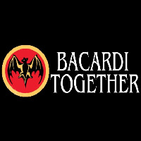 Bacardi Bat Together Rum Sign Neonskylt