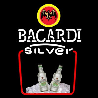 Bacardi Silver Rum Sign Neonskylt