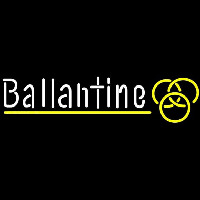 Ballantine Yellow Logo Beer Sign Neonskylt