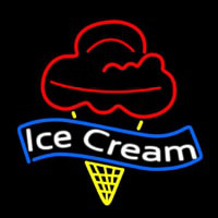 Banner Ice Cream Neonskylt
