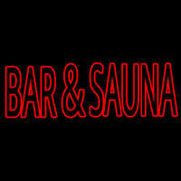 Bar And Sauna Neonskylt