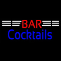 Bar Cocktails Real Neon Glass Tube Neonskylt
