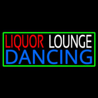 Bar Liquor Lounge Dancing With Wine Glasses Neonskylt