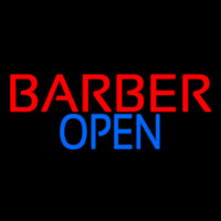 Barber Open Neonskylt
