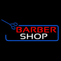 Barber Shop With Scissor Neonskylt