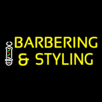 Barbering And Styling Neonskylt