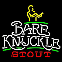 Bare Knuckle Stout Neonskylt