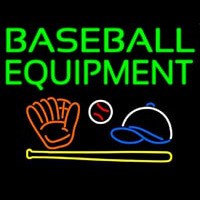 Baseball Equipment Neonskylt