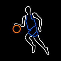Basketball Player Neonskylt
