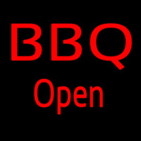 Bbq Open Neonskylt