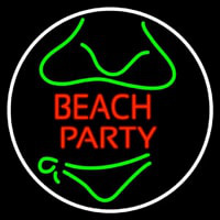 Beach Party 3 Neonskylt