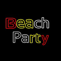 Beach Party Multicolor Neonskylt