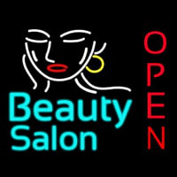 Beauty Salon Open Neonskylt