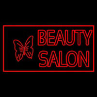 Beauty Salon With Butterfly Logo Neonskylt