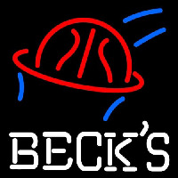 Becks Basketball Beer Neonskylt
