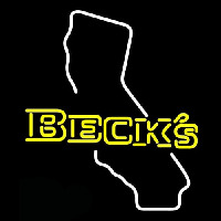 Becks California Beer Neonskylt