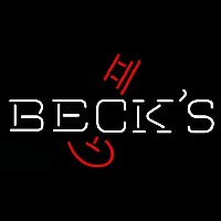 Becks Classic Key Logo Beer Sign Neonskylt
