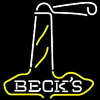 Becks Light House Beer Neonskylt