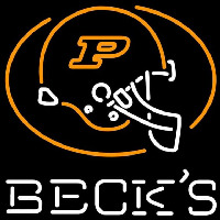 Becks Purdue University Calumet Beer Sign Neonskylt