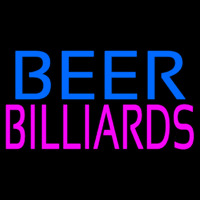 Beer Billiards Neonskylt