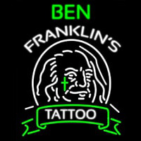Ben Franklins Tattoo Neonskylt