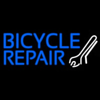 Bicycle Repair Wrench Neonskylt