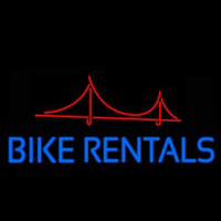 Bike Rentals Neonskylt
