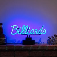 Billiards Desktop Neonskylt