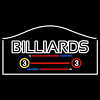 Billiards Neonskylt