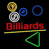 Billiards Neonskylt
