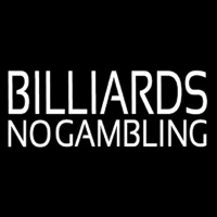 Billiards No Gambling 3 Neonskylt