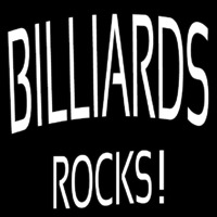 Billiards Rocks Neonskylt