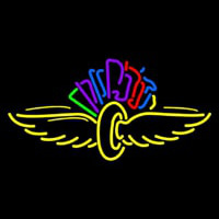 Bird Wings Logo Neonskylt