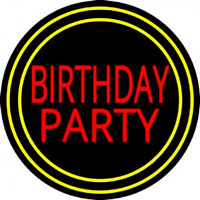 Birthday Party 1 Neonskylt