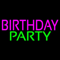Birthday Party 4 Neonskylt